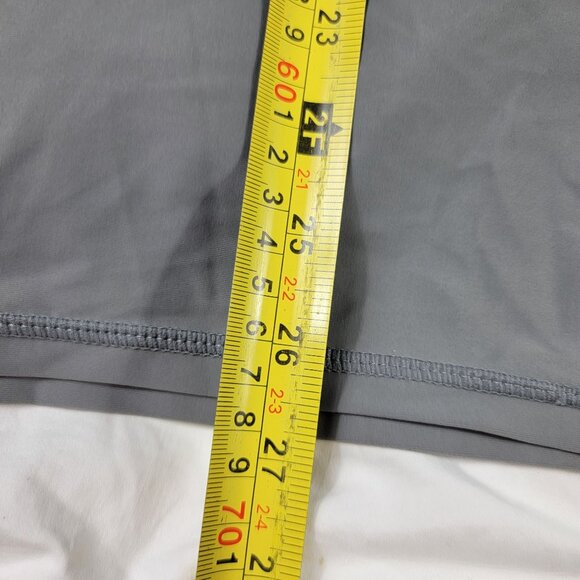 Maui And Sons Shark Riders Mens XL Gray Blue Shirt UV Protection Rash Guard - Picture 9 of 9